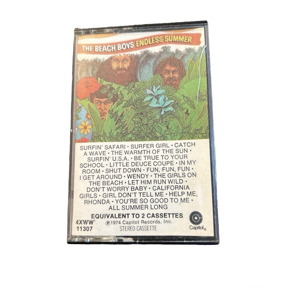 THE BEACH BOYS ENDLESS SUMMER Cassette Tape 1974 4XWW-11307 Capitol Records, Inc